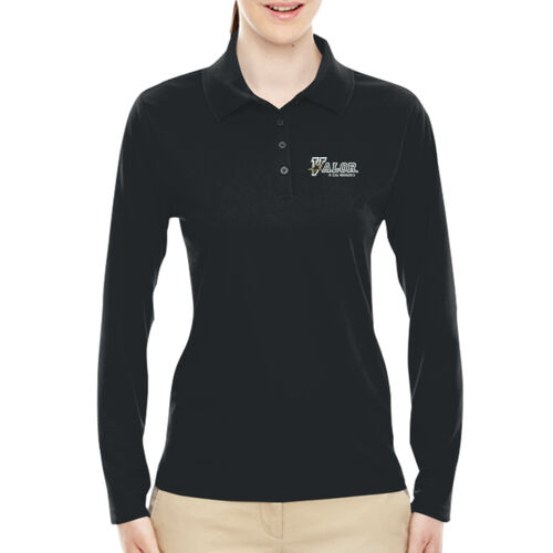 Valor Ladies' Performance L/S Piqué Polo  Thumbnail