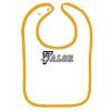 Infant Contrast Trim Terry Bib Thumbnail